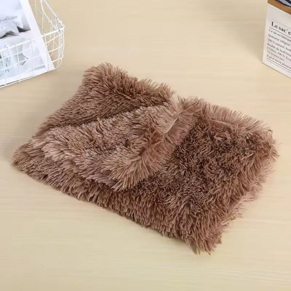 Shaggy Rectangular Pet Blanket